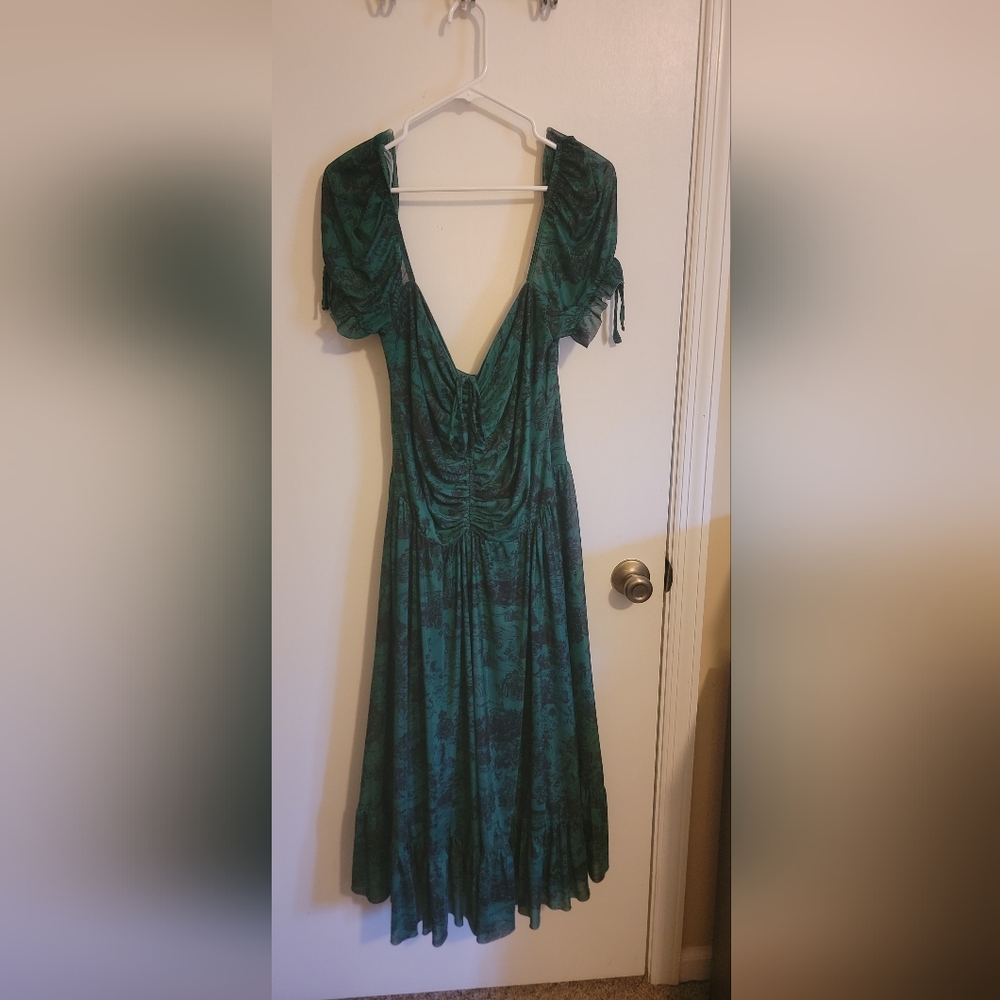 BlackMilk x Zelda Hyrule Map Tea Dress – XL – Rare Collab – Green